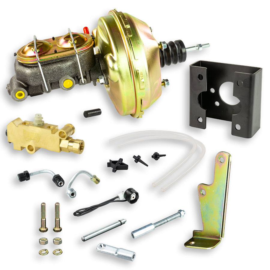 The Right Stuff 63-66 GM & GMC C/K Truck, Master Cylinder & 9" Booster Combination Kit Disc/Drum - (G96310971)