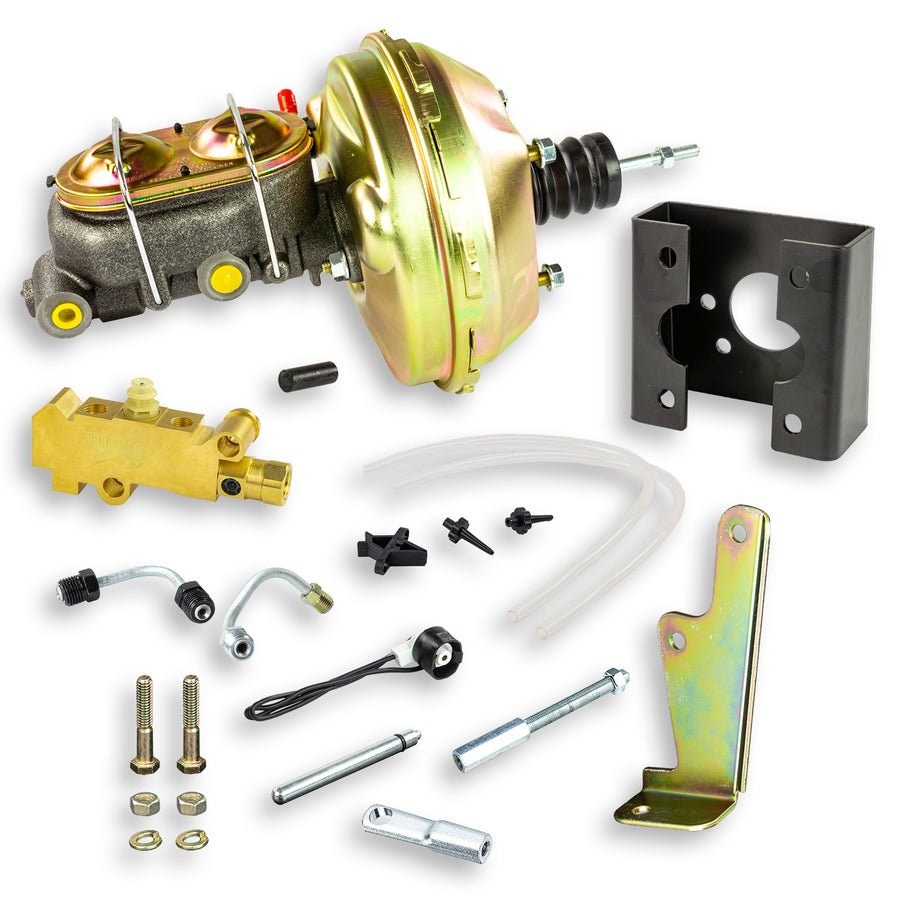 The Right Stuff 63-66 GM & GMC C/K Truck, Master Cylinder & 9" Booster Combination Kit Disc/Disc - (G96310572)