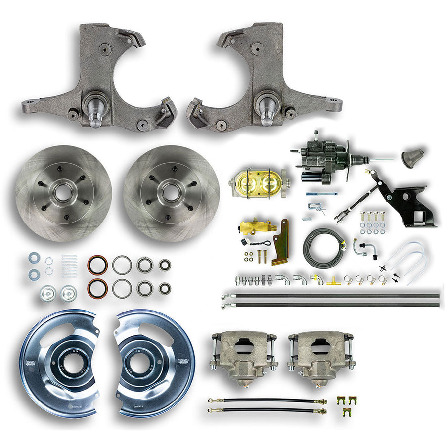 The Right Stuff 1967-70 GM C10/C15 Truck/Suburban 2WD, Power Hydraulic Brake Assist Disc Brake Conversion - (THB6726)