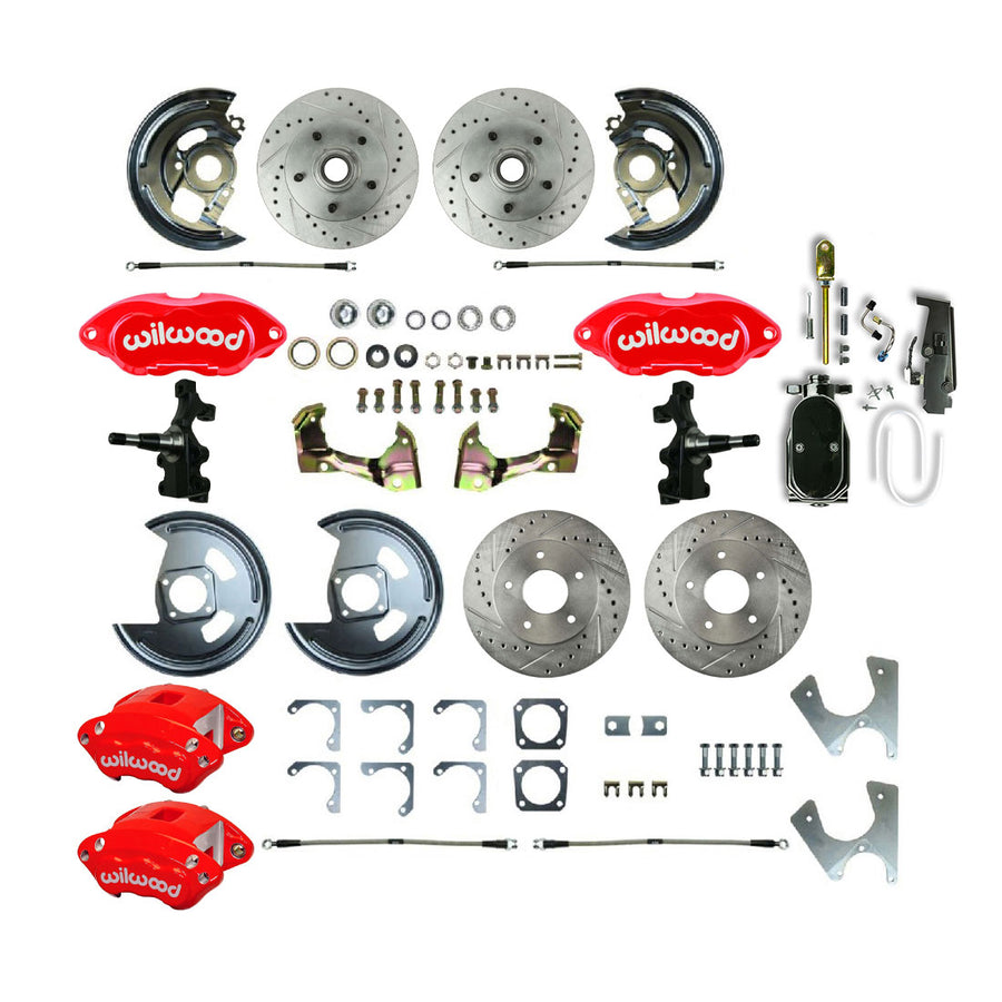 The Right Stuff 1968-74 GM F/X-Body, Performance Series, 2" Drop, 4-Wheel Disc Brake Conversion - (AFXSD25DZY)
