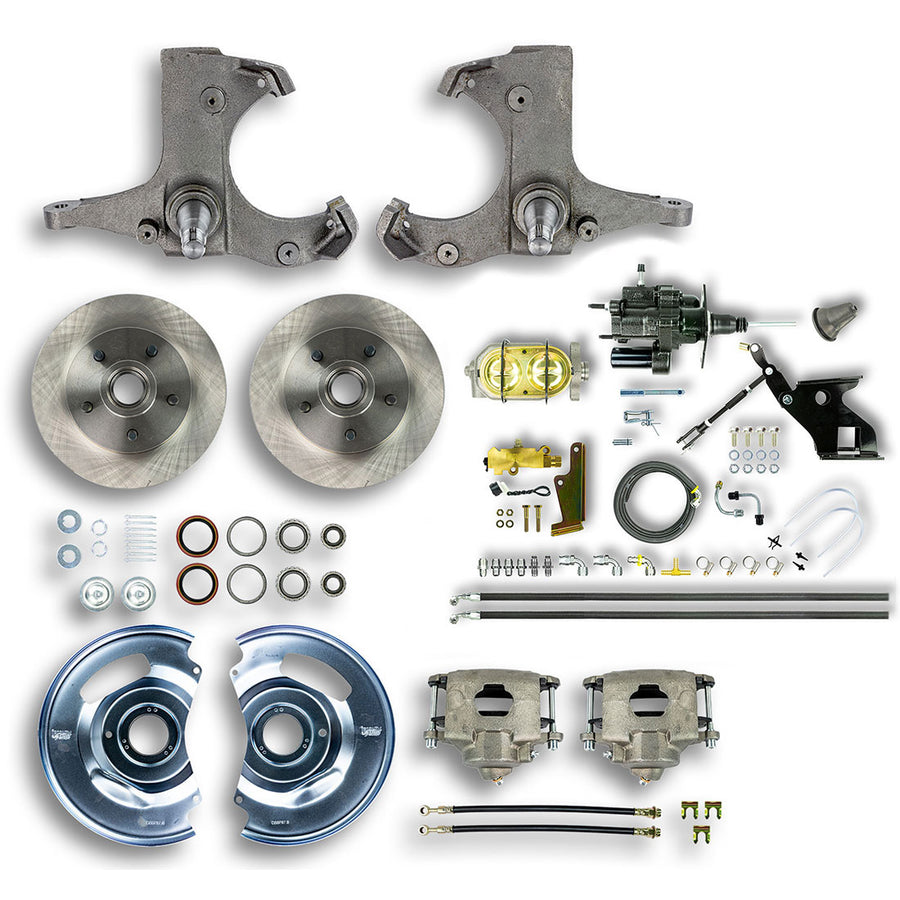 The Right Stuff 1967-70 GM C10/C15 Truck/Suburban W/2WD, Power Hydraulic Brake Assist Disc Brake Conversion - (THB6725)