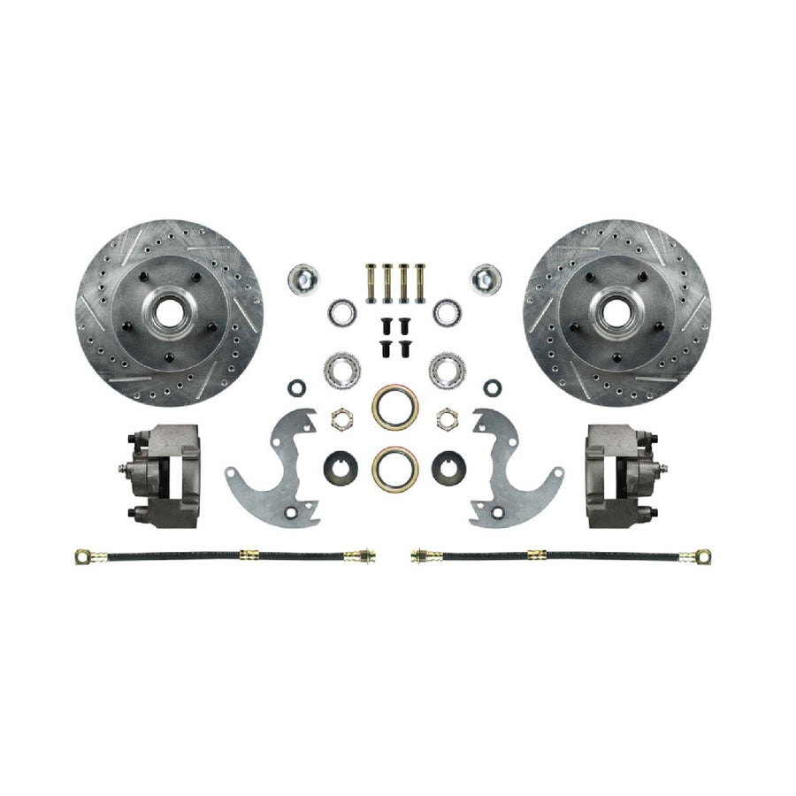 The Right Stuff 64-74 GM A/F/X Front"At The Wheel" Brake Conversion for Factory 14" Wheel Setup - (AFXWK14A)