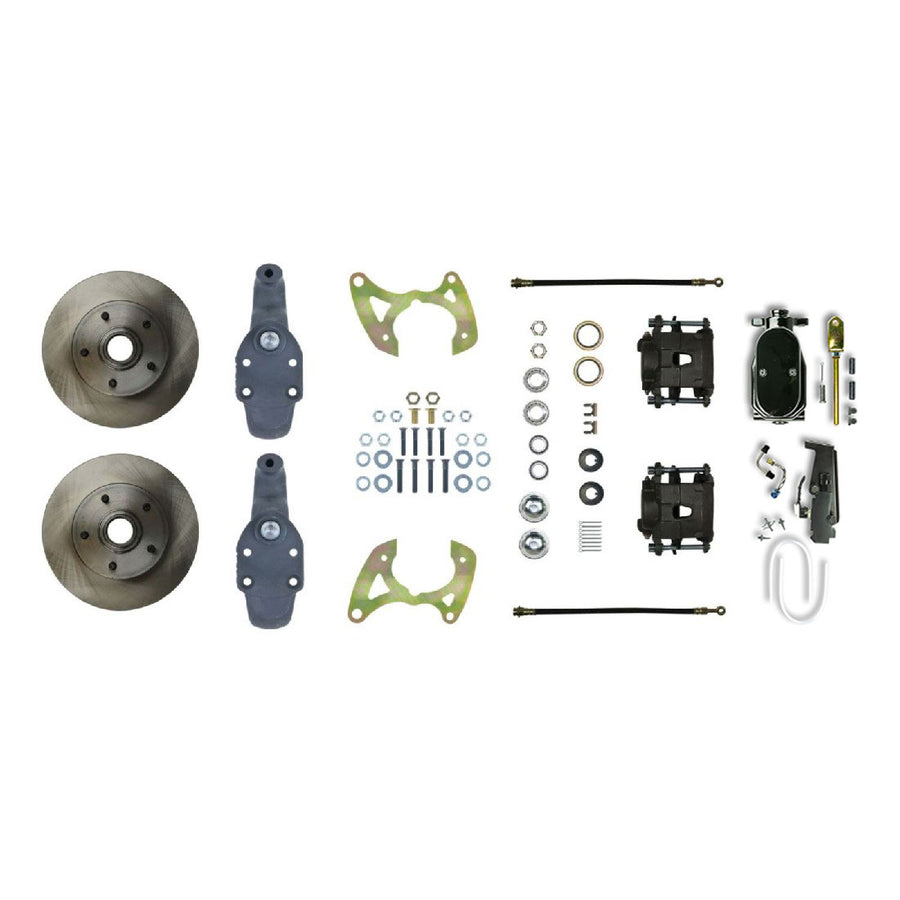 The Right Stuff 1965-68 Chevrolet Impala, 2" Drop, Manual Front Disc Brake Conversion Kit - (FSC65SDDY)