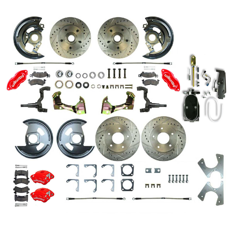 The Right Stuff 1964-1972 GM A-Body, Performance Series, 4-Wheel Disc Brake Conversion Kit - (AFXSD21CZY)
