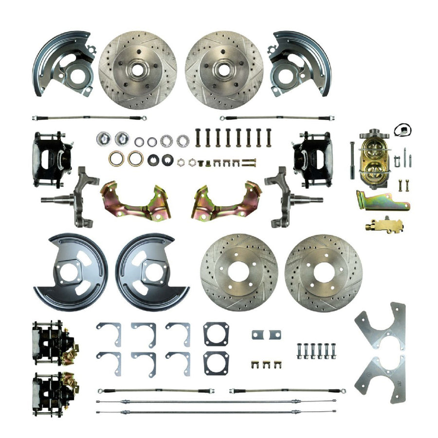 The Right Stuff 1967 Camaro/Firebird, 2" Drop, Show N Go, 4-Wheel Manual Disc Brake Conversion - (AFXSD42DS)