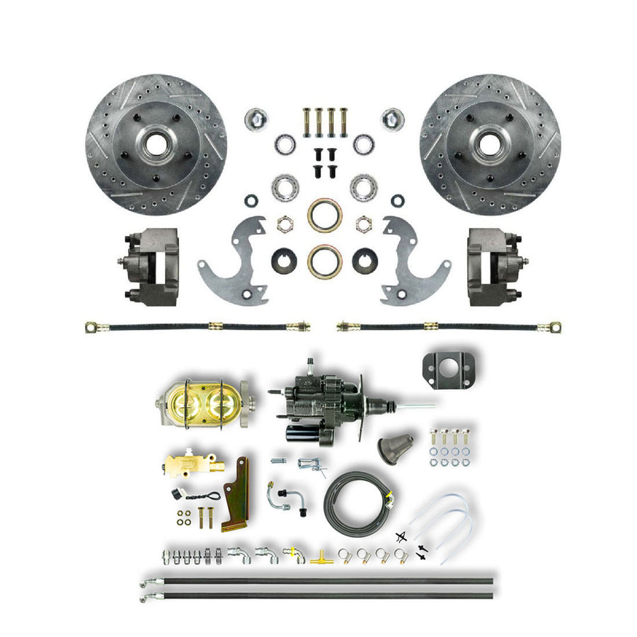 The Right Stuff 1964-1974 GM A/F/X Front Hydraulic Brake Assist Disc Brake Conversion for Factory 14" Wheel - (AFXHB14A)