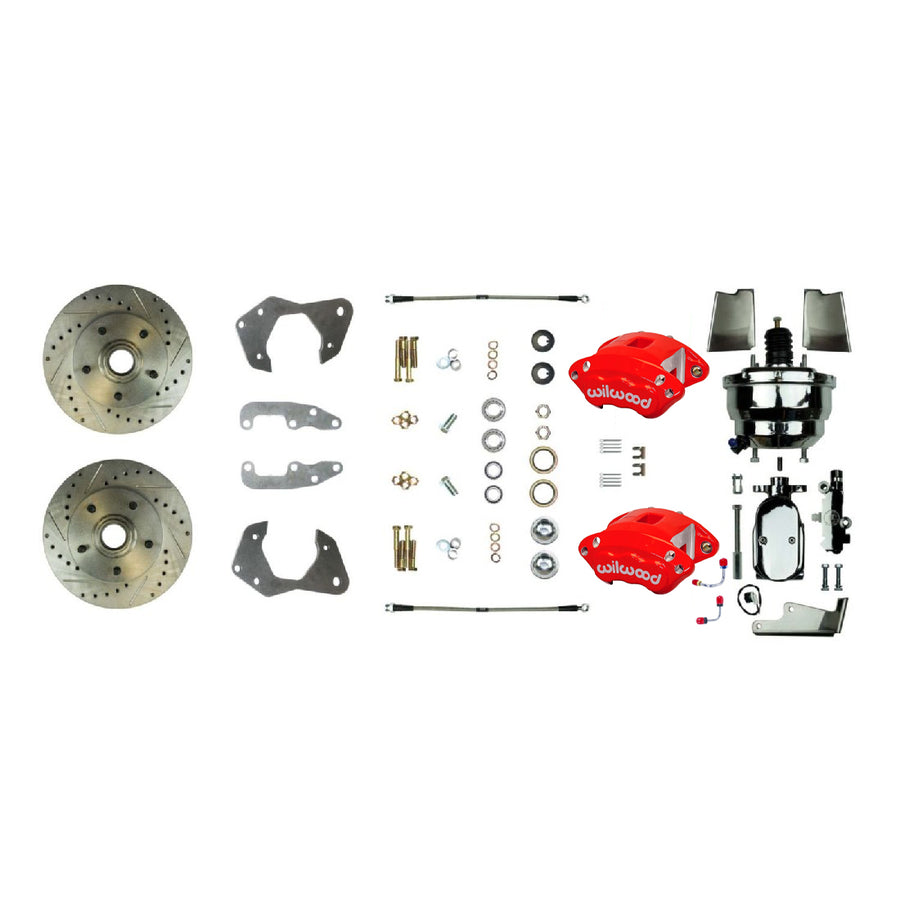 The Right Stuff 1965-68 Chevrolet Impala/Bel Air, Performance Front Disc Brake Conversion Kit - (FSC66DCCZX)