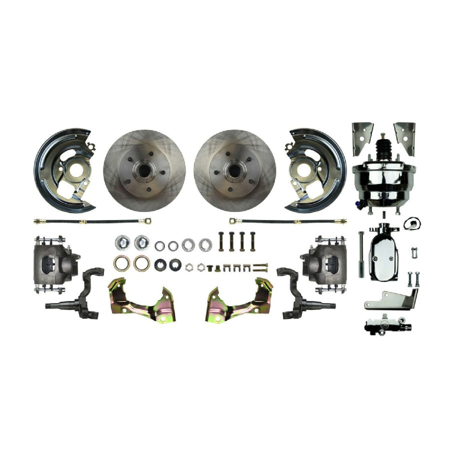 The Right Stuff 67-69 GM F/X-Body, Power 8" Booster, Front Disc Brake Conversion Kit - AFXDC02CX - (AFXDC02CX)