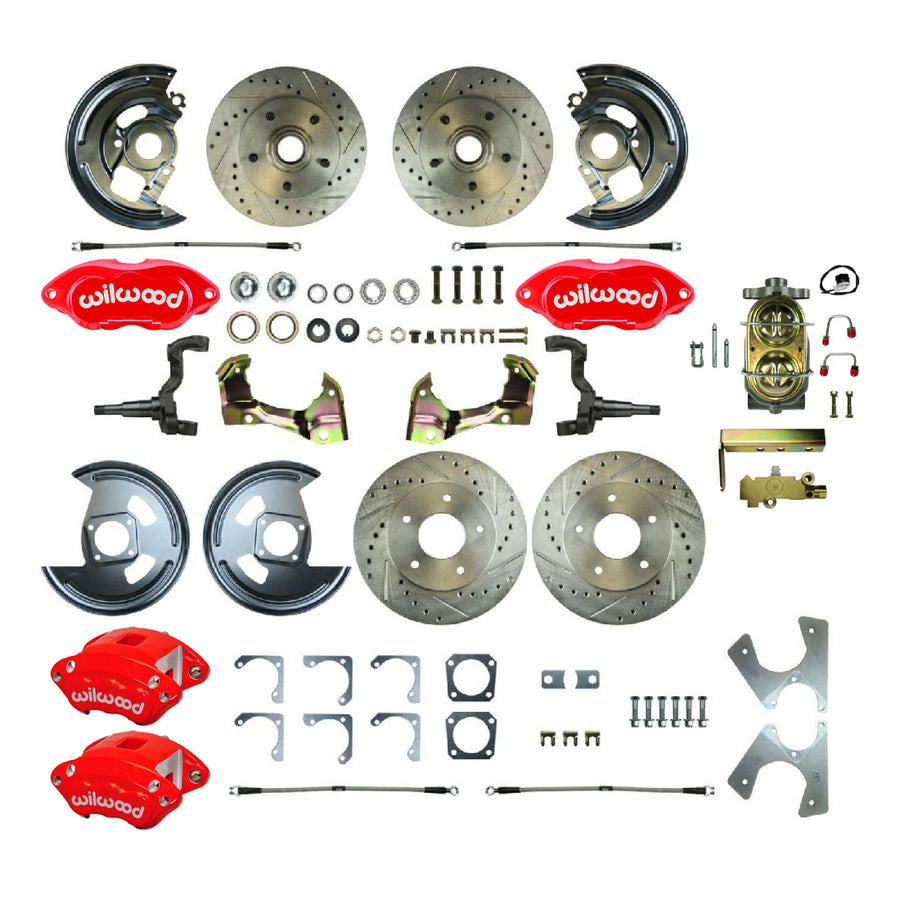 The Right Stuff 1962-1967 Chevrolet Chevy II, Performance Series, 4-Wheel Disc Brake Conversion - (AFXSD23CZ)