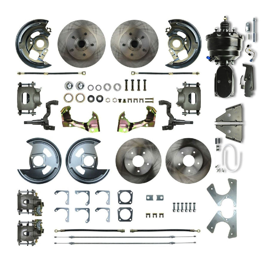 The Right Stuff 64-72 GM GM A-Body, Power 8" Booster, , 4-Wheel Disc Brake Conversion - (AFXDC41CY)