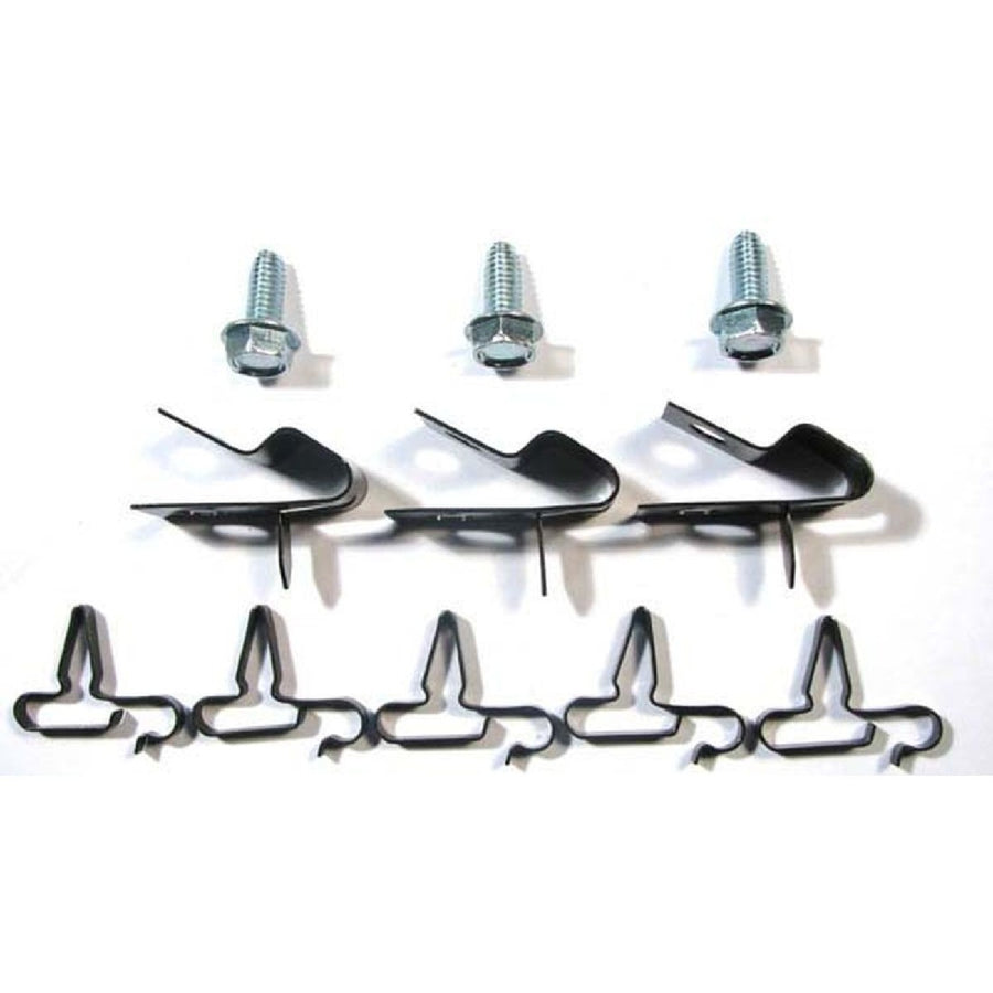The Right Stuff 1970-74 Mopar E-Body 11-Piece, 3/8" & 5/16" Fuel Line Clip Set - (ECS006)