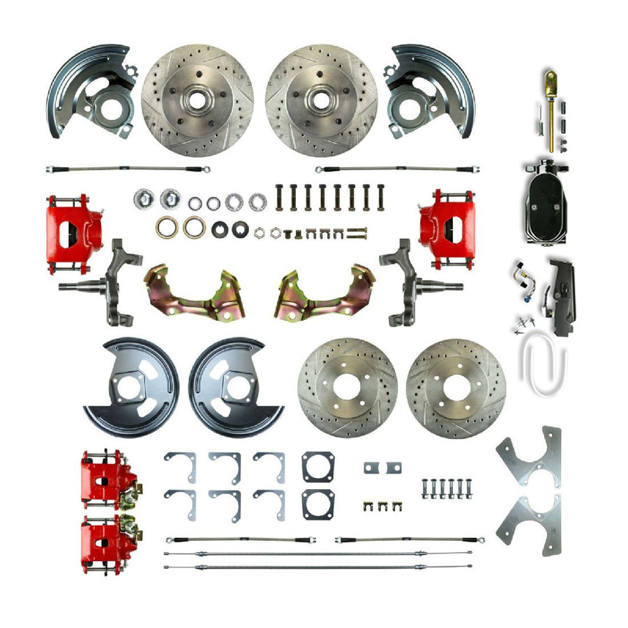 The Right Stuff 1967 Camaro/Firebird, 2" Drop, Show N Go, 4-Wheel Manual Disc Brake Conversion - (AFXSD42DZY)