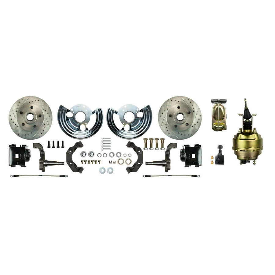 The Right Stuff 1965-74 Mopar B/E-Body, 8" Booster, Front Power Disc Brake Conversion Kit - (MDC62DCS)