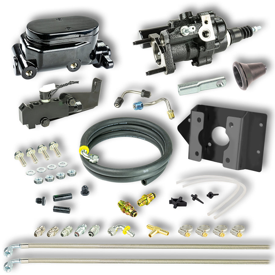 The Right Stuff 1960-62 GM & GMC C/K Truck, Black Hydro Boost Upper Assembly Kit Disc/Disc - (BHB605672)
