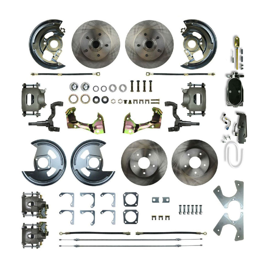 The Right Stuff 1967 Camaro/Firebird, 4-Wheel Manual Disc Brake Conversion - AFXSD42CY - (AFXSD42CY)
