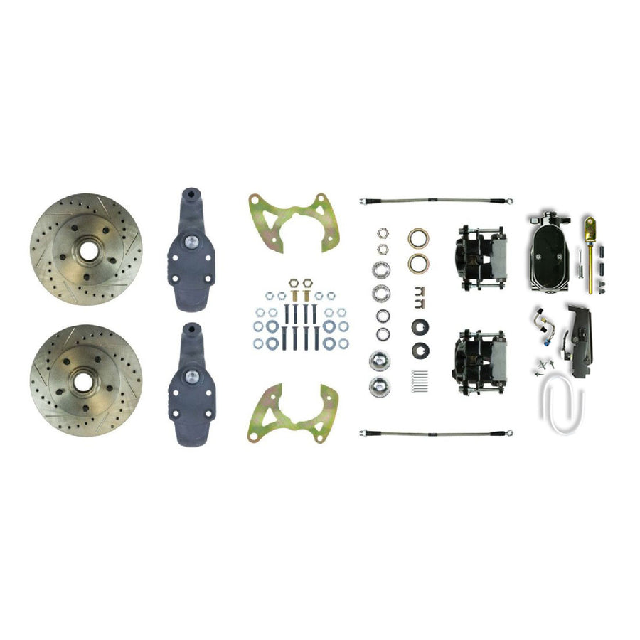 The Right Stuff 1958-64 Chevrolet Impala, 2" Drop, Manual Front Disc Brake Conversion Kit - (FSC58SDDSY)