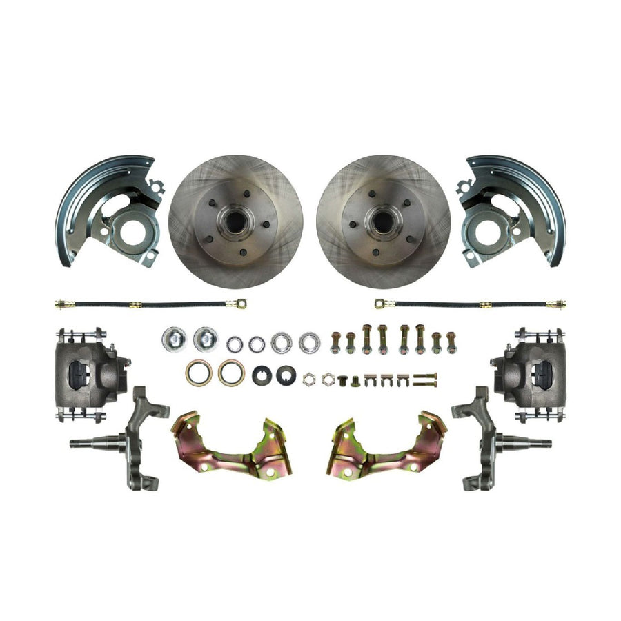The Right Stuff 1964-1972 Chevelle/GM A-Body Front 'At The Wheel' 2" Drop Big Brake Upgrade Kit - (AFXWK01D)