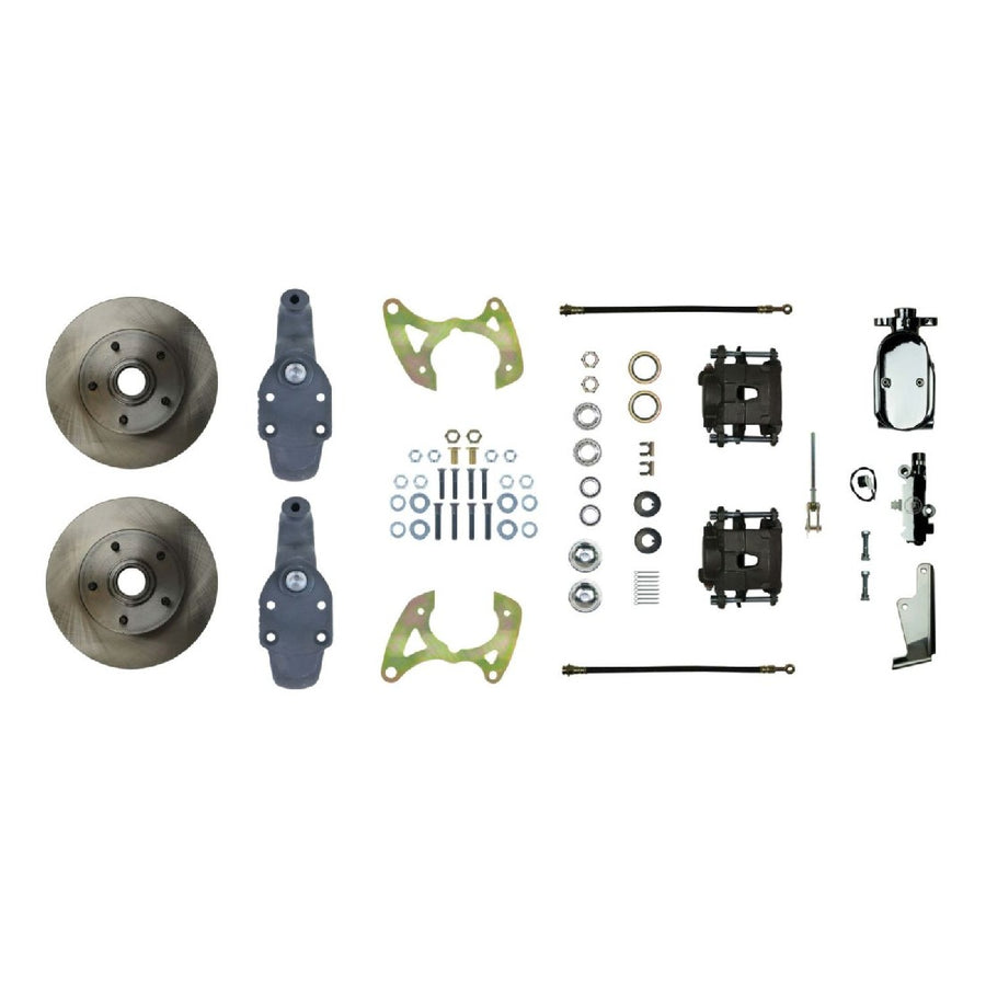 The Right Stuff 1965-68 Chevrolet Impala, 2" Drop, Manual Front Disc Brake Conversion Kit - (FSC65SDDX)