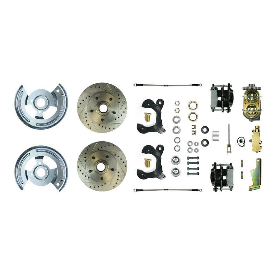The Right Stuff 1959-64 Chevrolet Impala/Bel Air, Manual Front Disc Brake Conversion Kit - (FSC59SDCS)