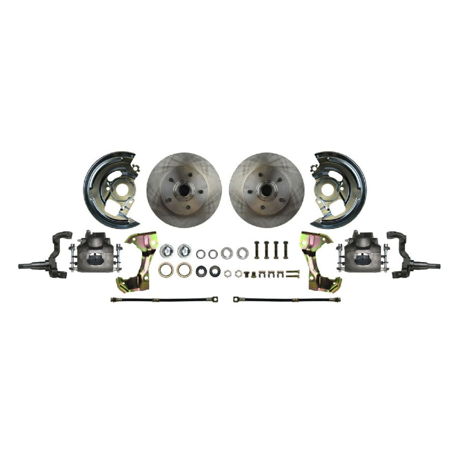 The Right Stuff 1962-1967 Chevrolet Chevy II Front 'At The Wheel' Big Brake Upgrade Kit - (AFXWK03C)