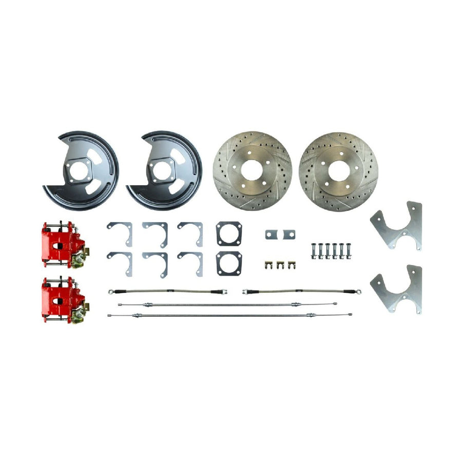The Right Stuff 1968-1974 Nova/GM F-Body, Staggard Rear Shocks, Rear Disc Brake Conversion Kit - (AFXRD05Z)