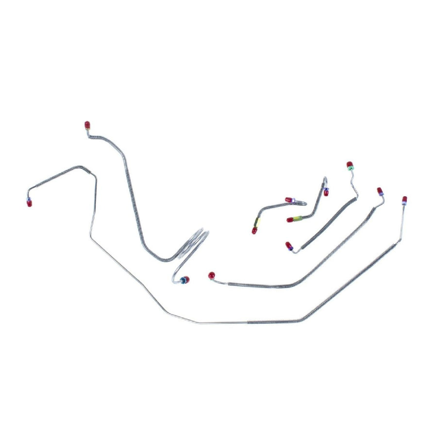 The Right Stuff 1968 Chevrolet Chevelle SS W/Manual Drums Pre-Bent OE Steel Front Brake Line Kit - (CKT6804)