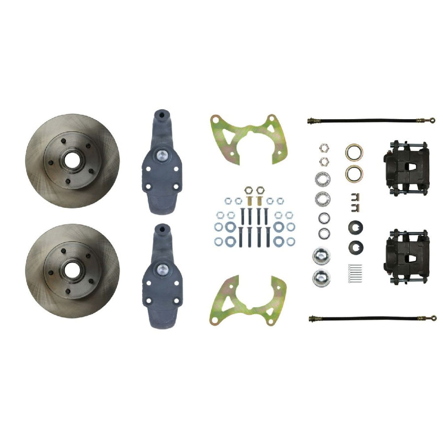 The Right Stuff 1965-68 Impala/Bel Air, 2" Drop, "At The Wheel" Front Disc Brake Conversion Kit - (FSC65WKD)