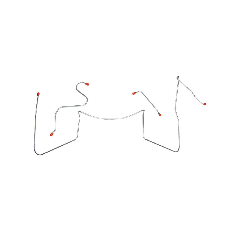 The Right Stuff 1964-65 Pontiac GTO/LeMans, Pre-Bent OE Steel Manual Front Drum Brake Line Kit - (AKT6401)