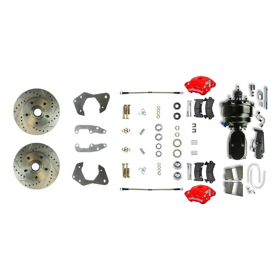 The Right Stuff 1965-68 Chevrolet Impala/Bel Air, Performance Front Disc Brake Conversion Kit - (FSC66DCCZY)