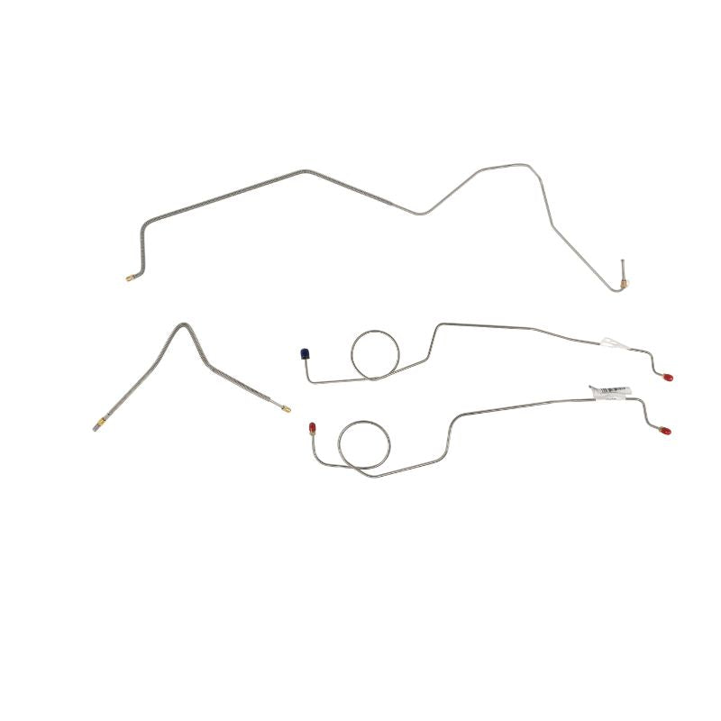 The Right Stuff 1972 Ford F-100 2WD Front Brake Line Kit-4pc - (TKT4646)