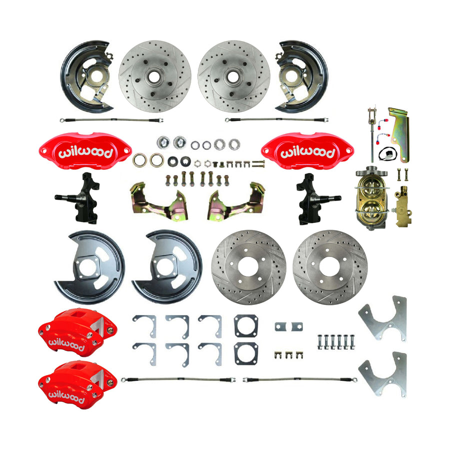 The Right Stuff 1968-74 GM F/X-Body, Performance Series, 2" Drop, 4-Wheel Disc Brake Conversion - (AFXSD25DZ)