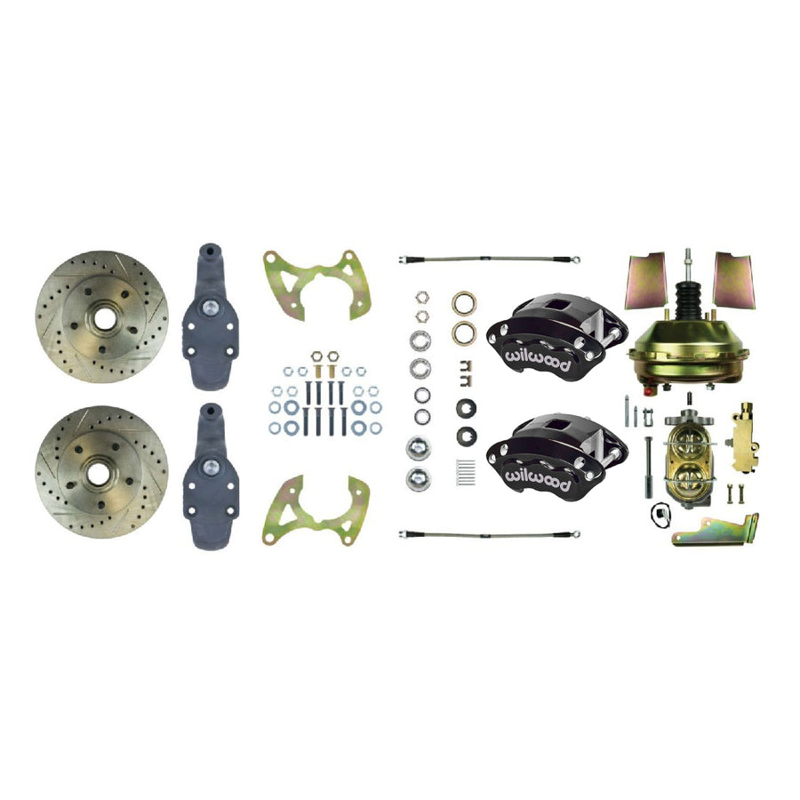 The Right Stuff 1959-64 Chevrolet Impala, 2" Drop, Performance Front Disc Brake Conversion Kit - (FSC60DCDS)