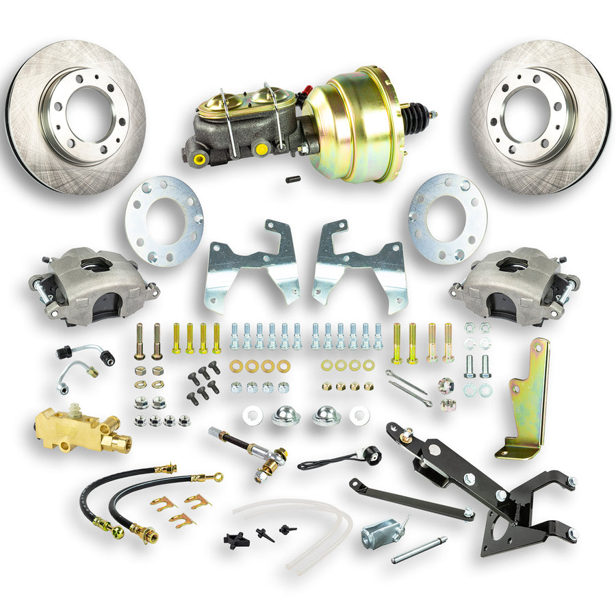 The Right Stuff 55-59 Chevrolet/GMC Truck w/6x5.5 Lug Pattern, Power Front Disc Brake Conversion Kit 6x5.5 Bolt Pattern - (TDC5516)
