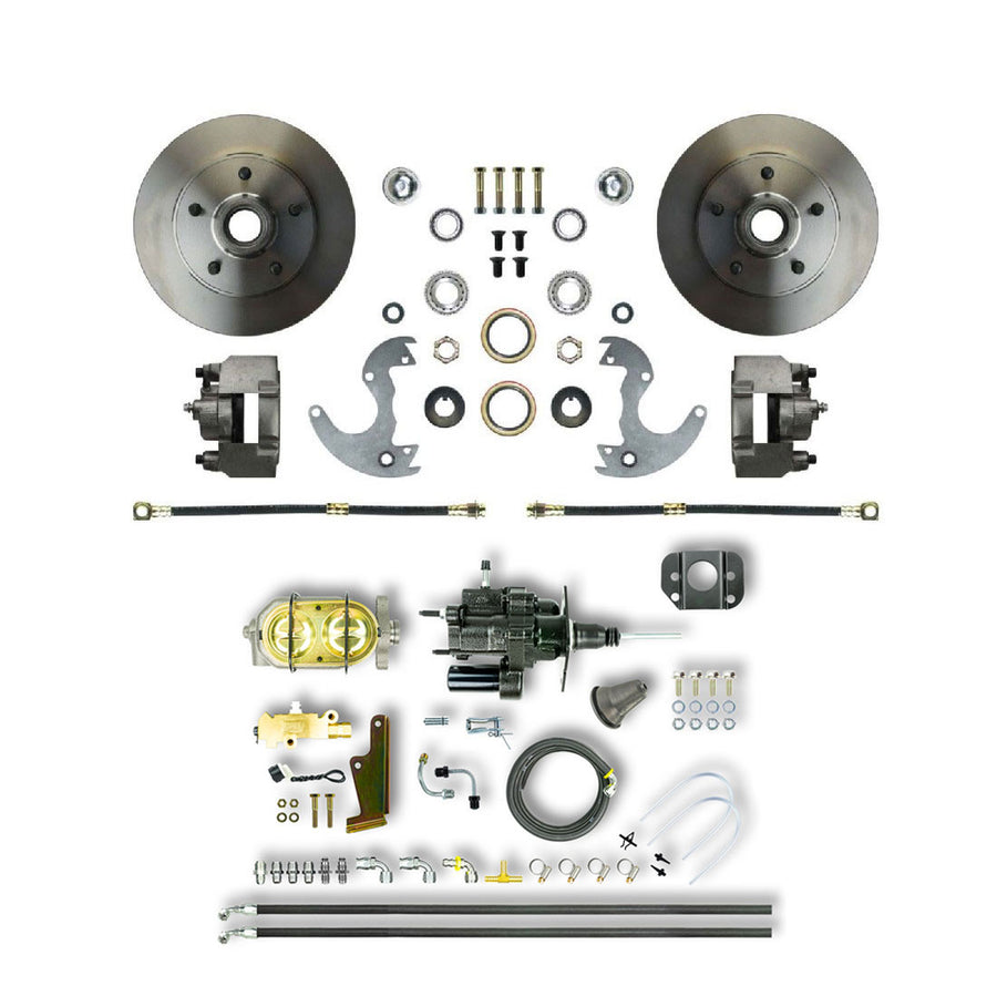 The Right Stuff 1964-1974 GM A/F/X Front Hydraulic Brake Assist Disc Brake Conversion for Factory 14" Wheel - (AFXHB14)