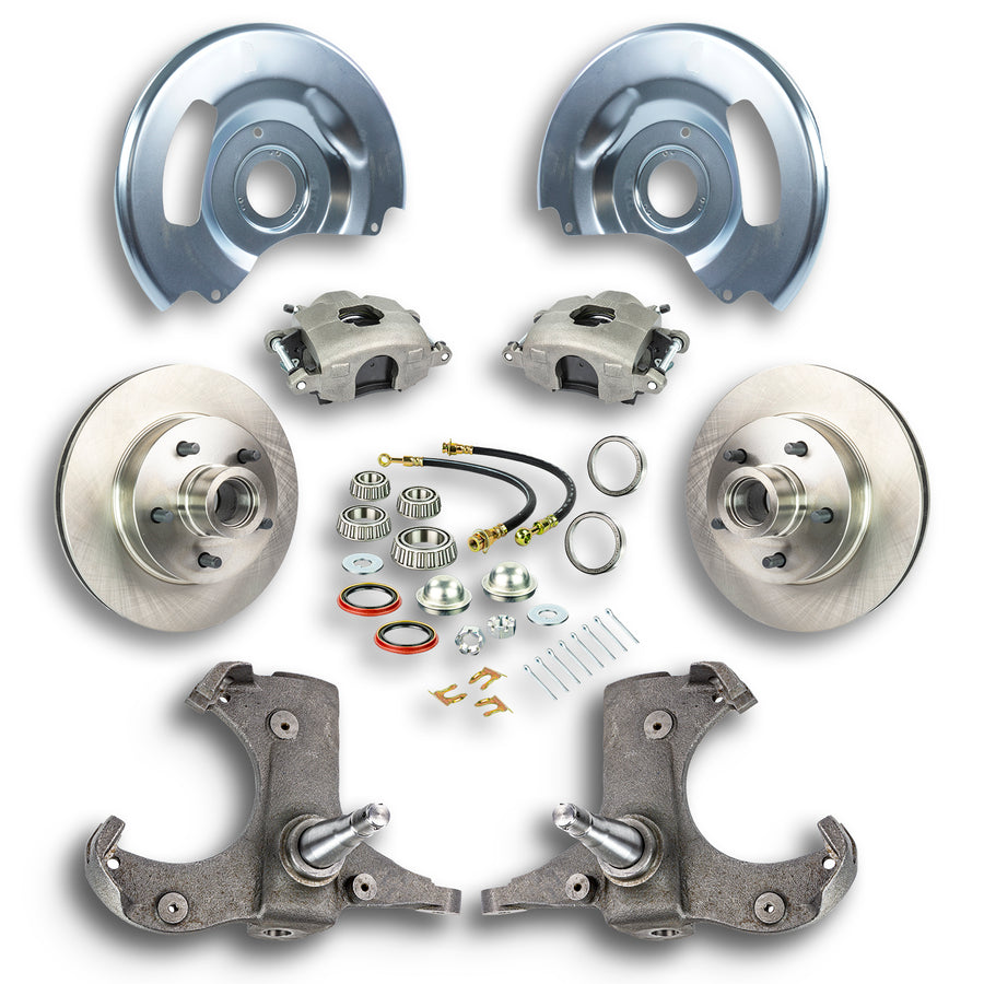 The Right Stuff 60-62 GM Truck/Suburban, 2WD, "At The Wheel" Disc Brake Conversion Kit - (TWK6015)