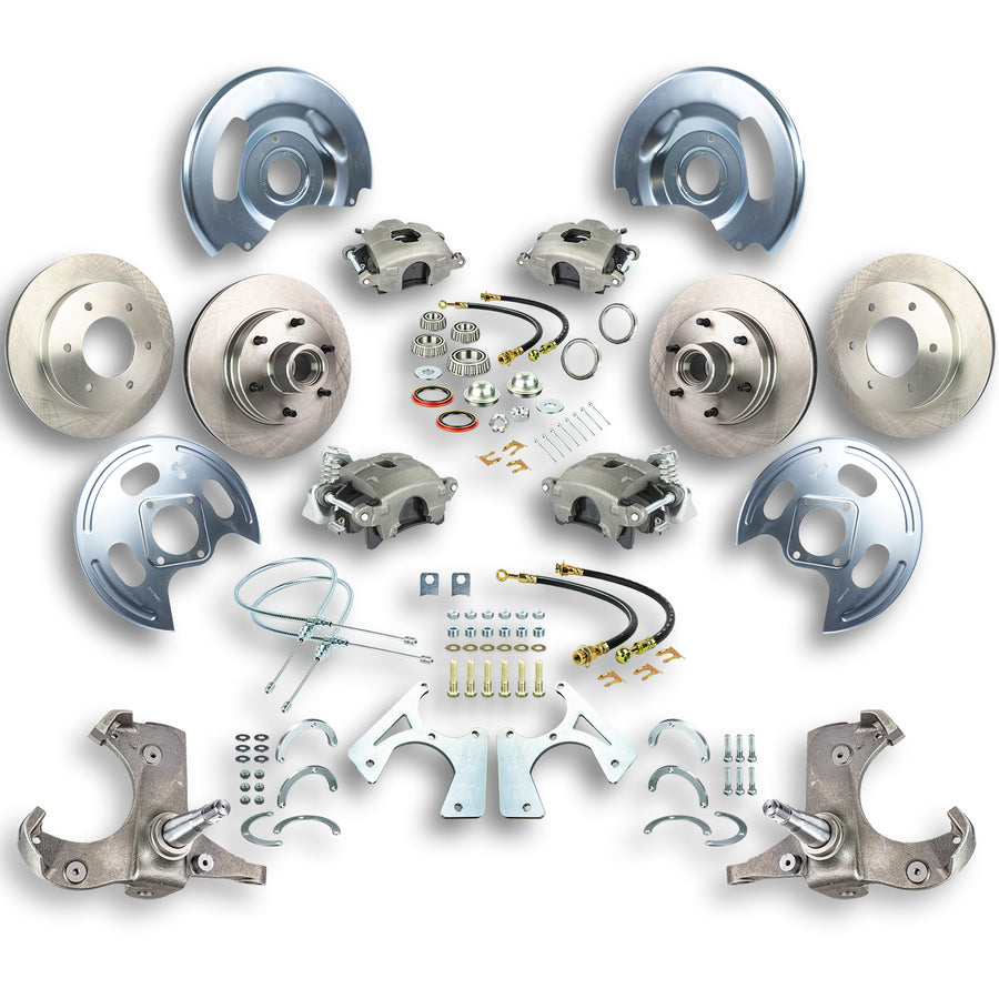 The Right Stuff 63-70 GM Truck/Suburban, 2WD, "At The Wheel" Disc Brake Conversion Kit - (TWK6346)