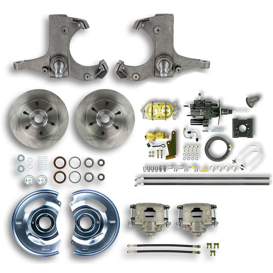 The Right Stuff 1963-66 Chevrolet/GMC Truck/Suburban, Hydraulic Brake Assist Front Disc Brake Conversion - (THB6326)