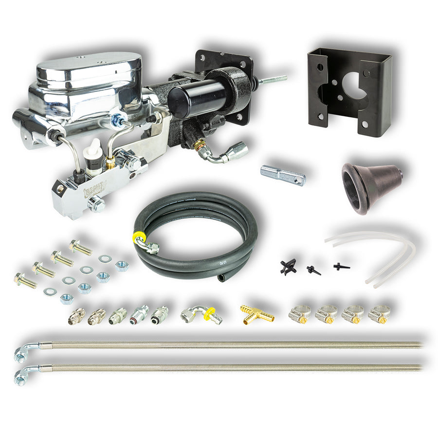 The Right Stuff 1963-66 GM & GMC C/K Truck, Chrome Hydro Boost Upper Assembly Kit Disc/Disc - (JHB635672)