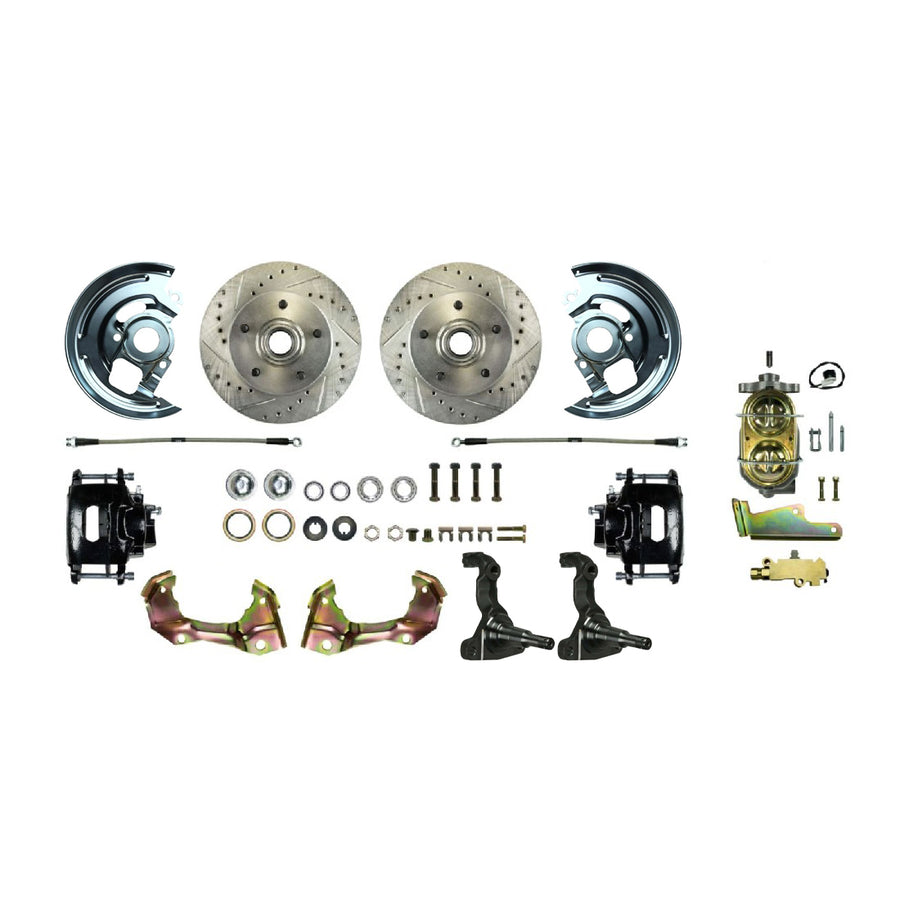 The Right Stuff 1964-1972 Chevelle/A-Body, Show N Go, Front Manual Disc Brake Conversion Kit - (AFXSD01CS)