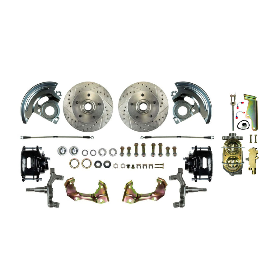 The Right Stuff 67-74 GM F/X-Body, Show N Go, 2" Drop, Front Manual Disc Brake Conversion Kit - (AFXSD02DS)
