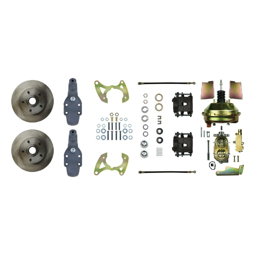 The Right Stuff 1959-64 Impala, 2" Drop, 9" Booster, Power Front Disc Brake Conversion Kit - (FSC59DCD)
