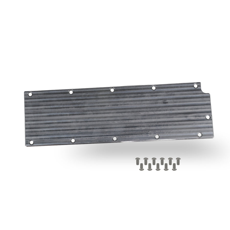 The Right Stuff Gen 4 LS Valley Cover without the Oil Pressure Sensor Adapter, Blank, Natural Machined - (G4LSVC-K)