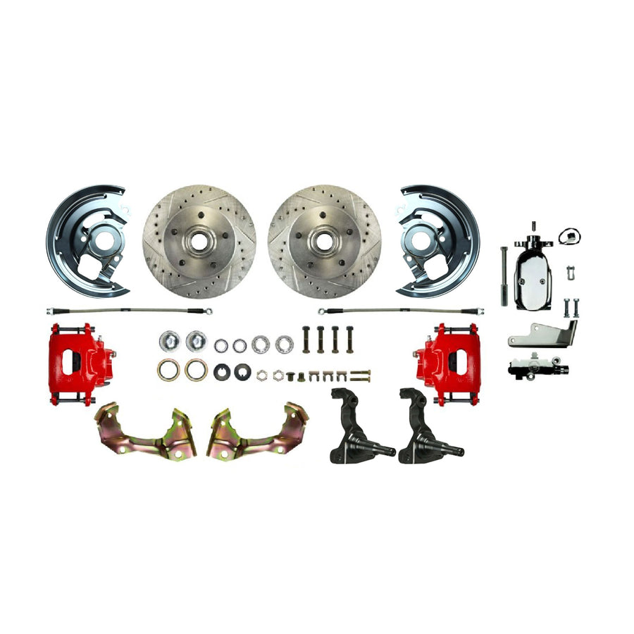 The Right Stuff 1967-74 GM F/X-Body, Show N Go, Front Manual Disc Brake Conversion Kit - (AFXSD02CZX)