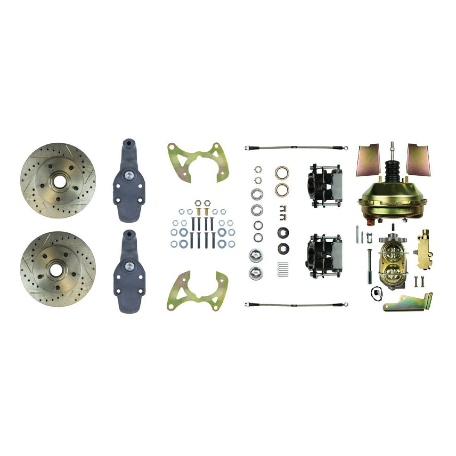 The Right Stuff 1959-64 Impala, 2" Drop, 9" Booster, Power Front Disc Brake Conversion Kit - (FSC59DCDS)