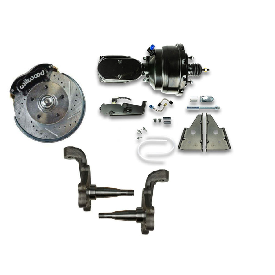 The Right Stuff 1964-1974 GM A/F/X Body, Front Power Disc Brake Conversion Kit - AFXDC32SY - (AFXDC32SY)