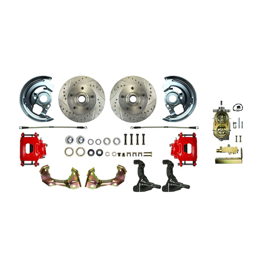 The Right Stuff 1962-67 Chevrolet Chevy II, Show N Go, Front Manual Disc Brake Conversion Kit - (AFXSD03CZ)