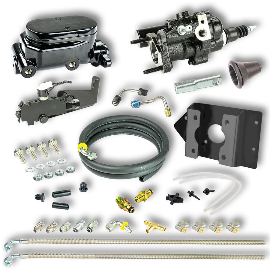 The Right Stuff 1960-62 GM & GMC C/K Truck, Black Hydro Boost Upper Assembly Kit Disc/Drum - (BHB605171)