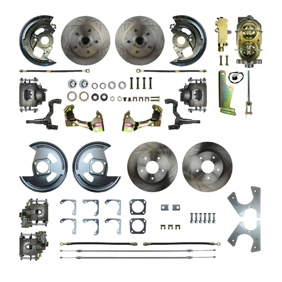 The Right Stuff 1967 Camaro/Firebird, 4-Wheel Manual Disc Brake Conversion - AFXSD42C - (AFXSD42C)
