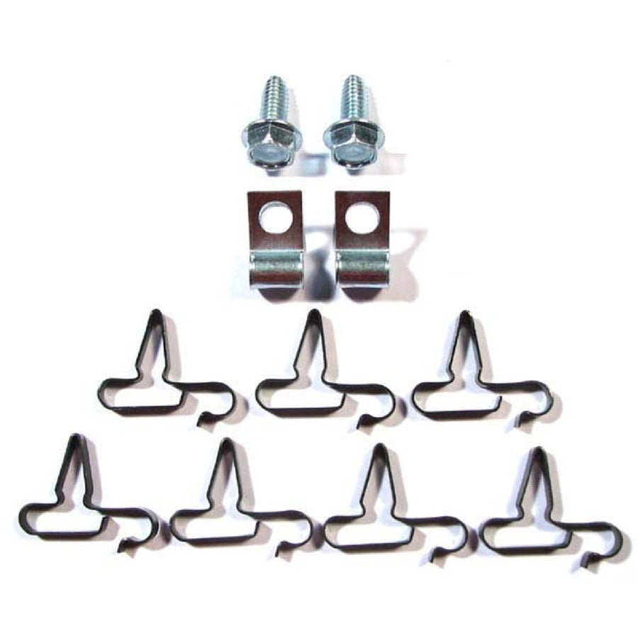 The Right Stuff 1968-70 Mopar B-Body, 5/16, 11-Piece Fuel Line Clip Set - (BCS012)