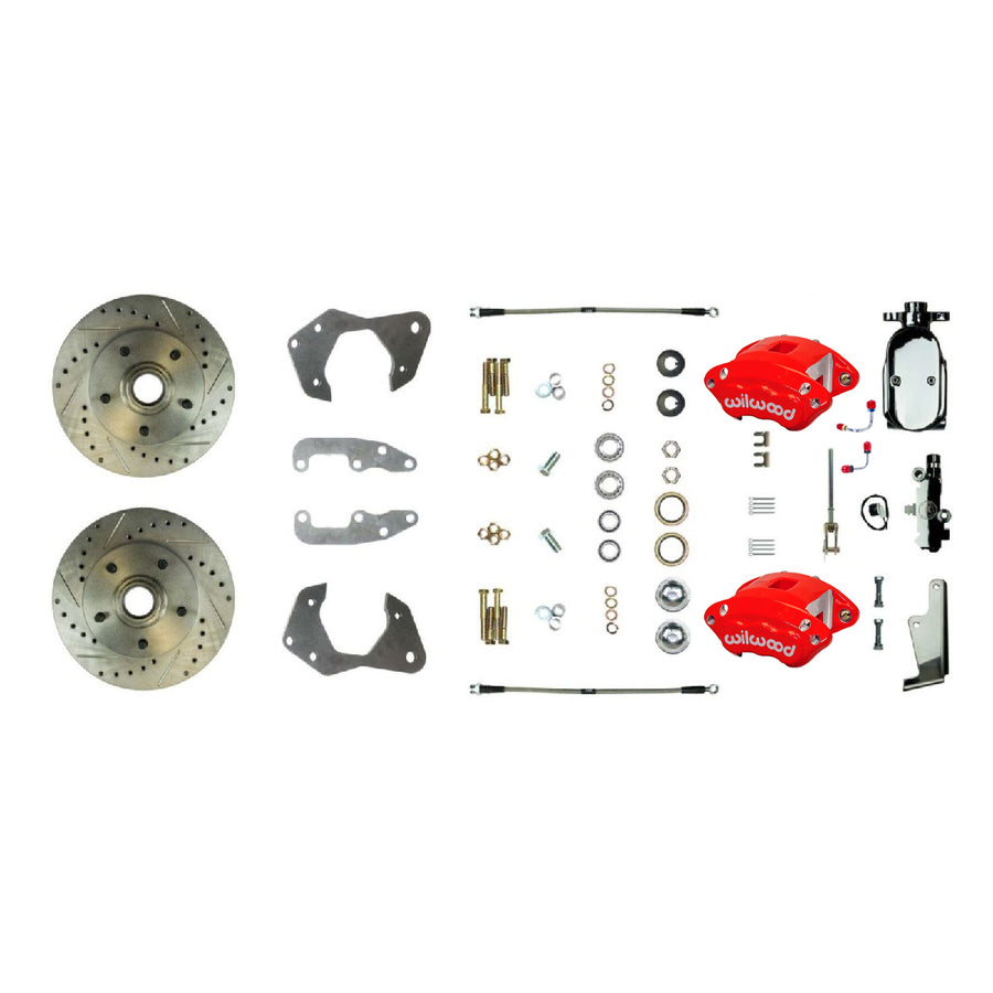 The Right Stuff 1965-68 Chevrolet Impala/Bel Air, Performance Front Disc Brake Conversion Kit - (FSC66SDCZX)